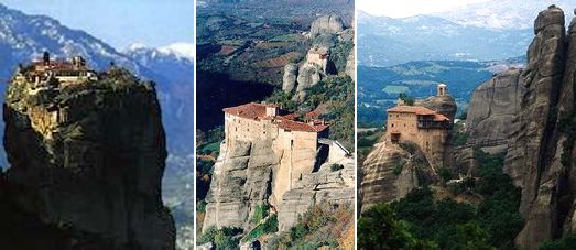 tours from Athens to Meteora monasteries